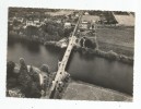 Cp , 86 , Vienne , LES ORMES , Vue Aérienne , Le Pont Suspendu Sur La Vienne , Vierge , Ed : Combier 18770 - Otros & Sin Clasificación