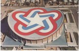 Phoenix Arizona, Arizona Coliseum Sports Facility, American Bicentennial Symbol Painted On Roof, C1970s Vintage Postcard - Phoenix