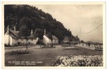 Old Cottages & Quay Town Under North Hill Minehead Black & White Photographic Postcard Excel Series Unused - Minehead