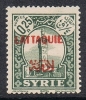 LATTAQUIE N°3 N*  Variété Surcharge Recto-verso - Unused Stamps