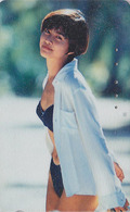 RARE Télécarte Japon / 110-011 - FEMME - BIKINI GIRL Japan Phonecard - Frau Telefonkarte - Erotique Erotic - 1985 - Mode