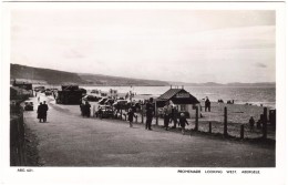 Promenade Looking West, Abergele Real Photo 1940's Unused Marimex Ltd - Caernarvonshire