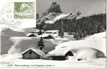 Braunwald - Braunwaldalp Mit Eckstock  (Stempel)           1954 - Braunwald