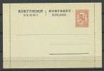 FINLAND Finnland Stationery Cover Unused/unbenutzt - Interi Postali