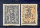 ! ! Portugal - 1953 St. Martin Of Dume (Complete Set) - Af. 778 To 779 - MH - Nuovi