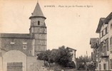 AINHOA - Place Du Jeu De Paume Et Eglise (très Bon état) - Ainhoa