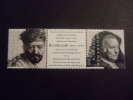 NETHERLANDS REMBRANDT  MAN WITH BEARD AND OLD WOMAN  ETCH  MNH**  (0124 -000) - Rembrandt