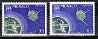 Monaco  664  Variété Bleu Sombre  Et Normal Satellite   Neuf ** TB MNH Sin Charnela - Plaatfouten En Curiosa