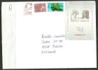 DENMARK Dänemark 2015 Brief Nach Estland Stamps Not Cancelled Incl Block Nordia 1994 - Brieven En Documenten