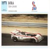 Lola-Chevrolet T260 CANAM Voiture De Course  -  1971  -  Fiche Technique Automobile (Grande Bretagne) - Cars