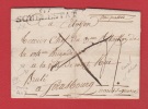 A / Lettre De Sélestat Pour Strasbourg --  An 7  --  Conseil De Guerre - 1701-1800: Vorläufer XVIII