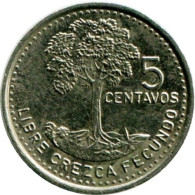 Guatemala - 1997 - KM 276.4 - 5 Centavos - Unc - Guatemala