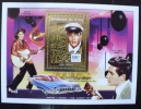 TCHAD Elvis Presley, Musique,  Jazz, BLOC FEUILLET OR. ** MNH - Elvis Presley