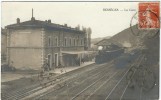 Gard : Bessèges, La Gare, Loco Rentrant En Gare, Belle Carte, Tirage  Albuminée - Bessèges