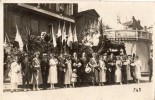 AUBIERE CARTE PHOTO FETE DE LA ROSIERE MANEGE - Aubiere