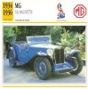 M.G.  Magnette Type NA   -  1934  -  Fiche Technique Automobile (Grande Bretagne) - Cars