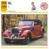 M.G. Type SA  Cabriolet  -  1936  -  Fiche Technique Automobile (Grande Bretagne) - Cars