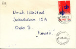 Norway Cover Dusavik Stavanger 5-5-1982 Single Franked - Lettres & Documents