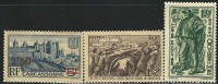 FRANCE 1940-1941 YVERT 490*,497**,504*   VALUE 4.35 EUR - Unused Stamps