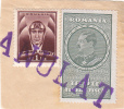 ROMANIA FISCAUX REVENUE, 2 STAMPS ,FRAG. - Revenue Stamps
