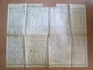 HORARIO FERROCARRIL. RAILWAY SCHEDULE, FERROVIAIRE ANNEXE URUGUAY 1958 1959 - Eisenbahnverkehr