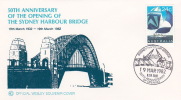 Australia 1982 50th Anniversary Of The Opening Of Harbour Bridge Wesley Souvenir Cover - Storia Postale