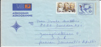 RSA  Aerogramm 10c Mit Zusatzfrankatur Von Port Elizabeth In Die DDR - Poste Aérienne