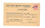 PARIS – Bureau N°110 « R. De Rennes » Imprimé Ordinaire (CP Imprimée) - Tarif à 1F. (1.1.1946/31.12.19 - 1945-47 Cérès De Mazelin