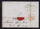 Brazil Brasil 1842 Ship Letter BAHIA To LONDON England With Cora - Préphilatélie