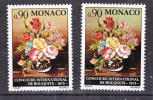 Monaco  899 Variété Jaune Et Vert Bouquets Neuf ** TB  MNH Sin Charnela - Variedades Y Curiosidades