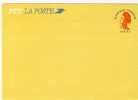 ENTIER POSTAL  # ENVELOPPE # TYPE LIBERTE GANDON #  SANS VALEUR FACIALE ROUGE  # 1984 # REF STORCH -FRANCON # F 7 - Enveloppes Types Et TSC (avant 1995)