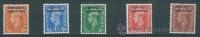 GB 1950 KING GEORGE VI COLOUR CHANGE SET (6v.) MINTS MOROCCO Sg 503-07 Mi 246-50 Iv 253-55 Sc 280-84 - Ungebraucht