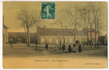 Clemont Place Albert Boyer Edit Bourdon Lavenet Colorisée Papier Ligné - Clémont