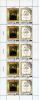 Tajikistan 2008, Russian Center In Tajikistan, Black Overprints, M/S Of 5 Sets - Tadjikistan