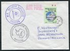 1989 B.A.T. Antarctic MV Society Explorer ROTHERA Penguin Ship Cover - Covers & Documents