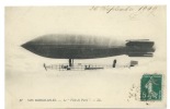 CPA BALLON DIRIGEABLE / ZEPPELIN / LE VILLE DE PARIS  1909 - Zeppeline
