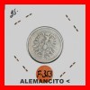 ALEMANIA  -  IMPERIO   DEUTSCHES   REICH  1873 -F - 10 Pfennig