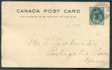 1903 Canada QV Toronto News Co Stationery Postcard Railway Postmark R.P.O. - Lettres & Documents