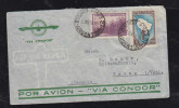 Argentina 1938 Airmail Cover Via CONDOR To PAUSA Germany - Storia Postale