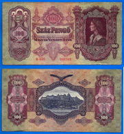 Hongrie 100 Pengo 1930 Que Prix + Port Hungary Roi Royal Palace Budapest Bitcoin Skrill Ppal OK - Hungary