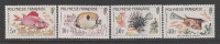 POLINESIA FRANCESE - 1962 - 4 Valori Nuovi S.t.l. - Emissione PESCI - In Ottime Condizioni. - Unused Stamps