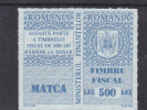 ROMANIA FISCAUX REVENUE  MNH  500 LEI  STAMPS 1998 . - Fiscale Zegels