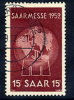 SAAR 1952 Saar Fair, Used.  Michel 317 - Oblitérés