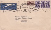 LETTRE AFRIQUE DU SUD 1946 DURBAN-LYON FRANCE / 6158 - Storia Postale