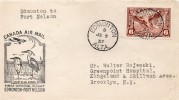 CANADA JOLIE LETTRE AVIATION 1937 - First Flight Covers