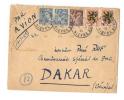 58 - NIEVRE  « CHÂTEAU-CHINON »LSI  - Tarif PA « A.O.F. SENEGAL » à 13F.50 - 1927-1959 Cartas & Documentos