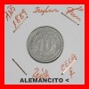 ALEMANIA -  IMPERIO  DEUTSCHES REICH  AÑO  1889-E - 10 Pfennig