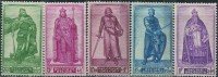 BE1417 Belgium 1946 The History Of Celebrity King 5v MLH - Otros & Sin Clasificación