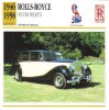 Rolls-Royce Silver Wraith    -  1946   -  Fiche Technique Automobile (Grande Bretagne) - Cars