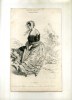 - GRAVURE DE MODE . LITHO DE GAVARNI DE 1854 . - Boeken